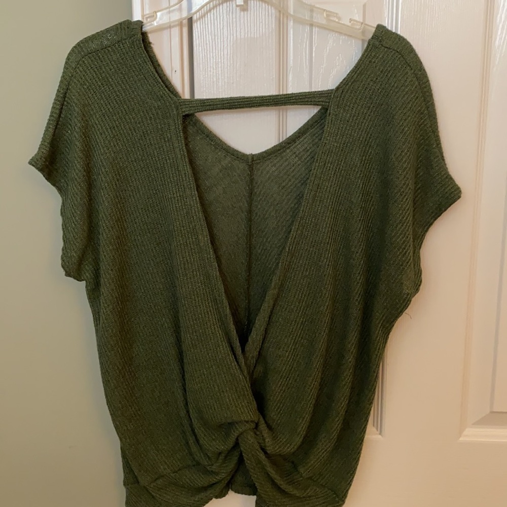 Open backed top